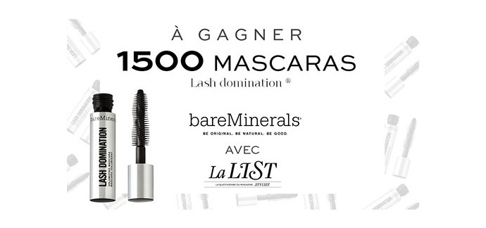 Stylist Magazine: 1500 mini mascaras bareMinerals à gagner