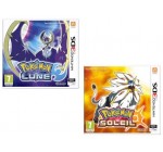 Fnac: [Adhérents] 10€ offerts sur la précommande des jeux 3DS Pokemon Lune ou Soleil
