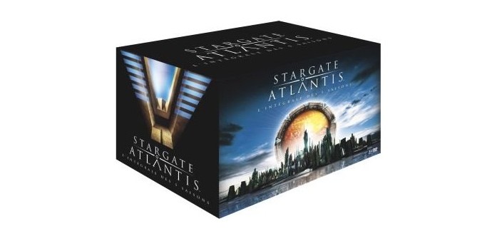 Amazon: Coffret DVD Stargate Atlantis - Intégrale des saisons 1 à 5 à 29,99€