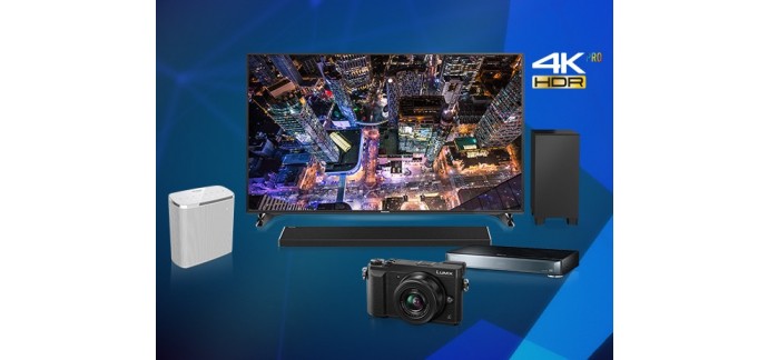 Panasonic: 1 TV 4K, des appareils photo et de nombreux autres produits High-Tech à gagner