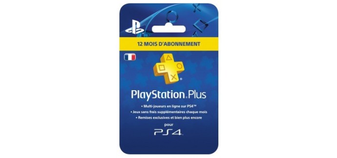 Micromania: Abonnement Playstation Plus 12 mois + 3 mois offerts pour 49,99€