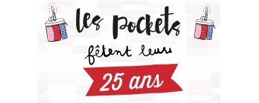 DIM: Les Pockets fêtent leurs 25 ans : 1 pochette pour 14€, 2 pour 26€ et 3 pour 36€