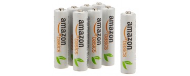 Amazon: Lot de 8 piles rechargeables Ni-MH Type AAA à 11,19€ au lieu de 15,99€