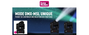 Bax Music: L'achat d'un pack avantageux de 2 lyres à led JB systems Dynaspot à prix réduit