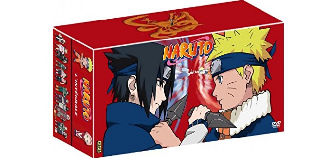 Amazon: Coffret DVD de l'intégrale Naruto édition limitée à 149,95€