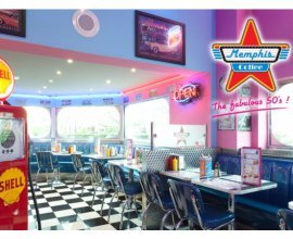 Groupon: 1€ le bon de réduction de 10€ à utiliser dans les restaurants Memphis Coffee