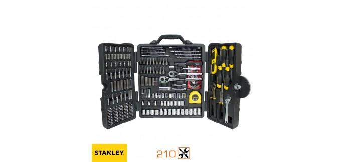 Brico Privé: Le coffret Stanley avec 210 outils et pièces à 119,95€ au lieu de 230€