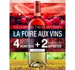 Monoprix: Foire aux vins : 4 bouteilles identiques achetées = 2 bouteilles offertes