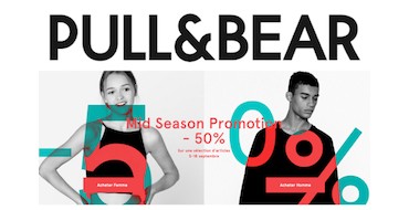 Pull and Bear: -50% sur une sélection d'articles femme et homme