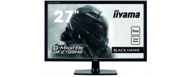 GrosBill: Ecran PC IIYAMA GE2788HS-B2 G-MASTER Black Hawk à 192€