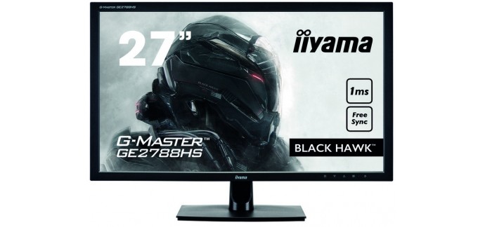 GrosBill: Ecran PC IIYAMA GE2788HS-B2 G-MASTER Black Hawk à 192€