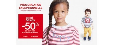 Okaïdi: -50% sur le 2e basic et d'autres produits