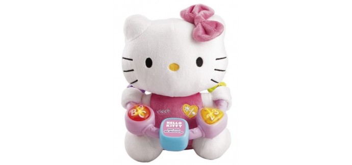 Auchan: Peluche parlante Hello Kitty Mon amie des découvertes par Vtech à 14,99€