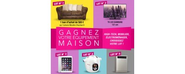 Auchan: 1 iPad, 1 Cookeo, 1 Lave-vaisselle, 1 TV LED & 1 bon d'achat de 500€ à gagner