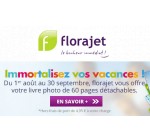 Florajet: Un livre photo offert pour l'achat d'un bouquet de fleurs