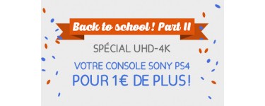 Son-Vidéo: Une console PS4 offerte pour 1€ de plus avec l'achat d'une TV UHD-4K