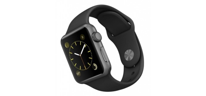 Amazon: Montre connectée Apple Watch Sport - Boîtier aluminium Gris sidéral 38mm à 244€ 