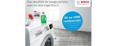 Bosch: 50 et 100 € remboursés sur une sélection de lave-linge