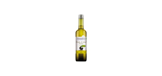 Biocoop: -15% sur l'huile d'olive extra douce de Bio Planète