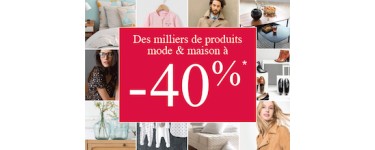 La Redoute: -40% sur des milliers de produits Mode & Maison