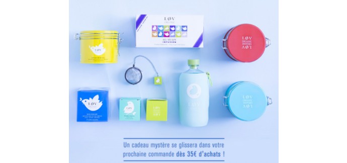 Lov Organic: 1 cadeau offert pour toute commande de thé dès 35€