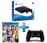 TopAchat: La nouvelle console PS4 Slim 1To + 1 deuxième manette + FIFA 17 à 399,90€