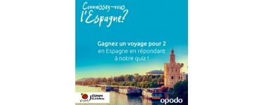 Opodo: 1 week-end en Espagne pour 2 personnes à gagner