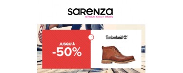 Sarenza: Jusqu'à -50% sur une sélection de chaussures Timberland