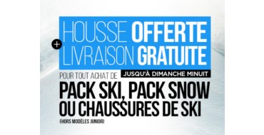 Glisshop: 1 pack ski, casque ou chaussures de ski = 1 housse & la livraison offertes