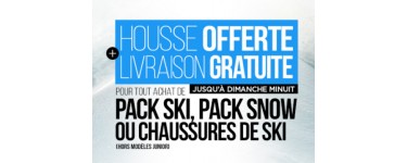 Glisshop: 1 pack ski, casque ou chaussures de ski = 1 housse & la livraison offertes