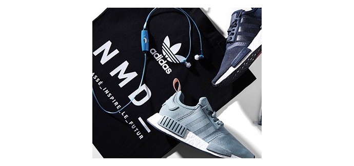 Courir: 1 paire d'écouteurs et 1 tote bag offert pour toute paire de Adidas NMD achetée