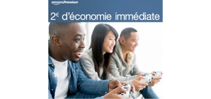Amazon: [Membres Premium] 2€ de réduction en plus sur les jeux vidéo en précommande