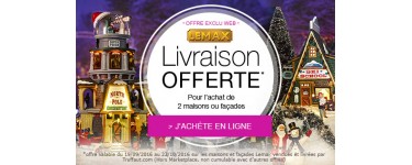 Truffaut: Livraison offerte pour l'achat de 2 maisons ou façades Lemax