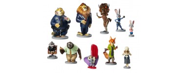 Disney Store: Ensemble de 10 figurines de luxe du dessin animé Zootopie à 15€
