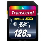 Amazon: Carte SD Transcend 128 Go Carte mémoire SDXC Classe 10 TS128GSDXC10 à 53,01€