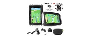 Motoblouz: 50€ remboursés pour l'achat d'un GPS moto TomTom Rider 410 avec son pack premium