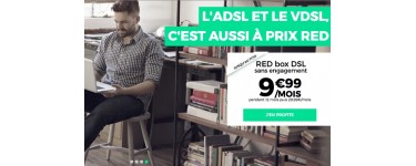SFR: Le forfait internet ADSL de RED à 9,99€ / mois au lieu de 29,99€ sans engagement