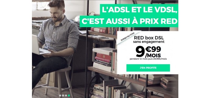 SFR: Le forfait internet ADSL de RED à 9,99€ / mois au lieu de 29,99€ sans engagement