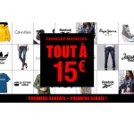 Excedingue: Sélection d'articles de grandes marques à 15€ (G-Star, Levi's, IKKS, DIM...)