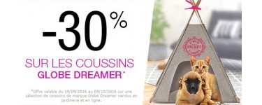 Truffaut: -30% sur les coussins Globe Dreamer pour chiens et chats