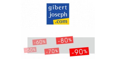 Gibert Joseph: Jusqu'à 90% d'économies sur les livres neufs