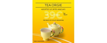 Eurostar: Tea Orgie: des billets pour Londres à partir de 39€