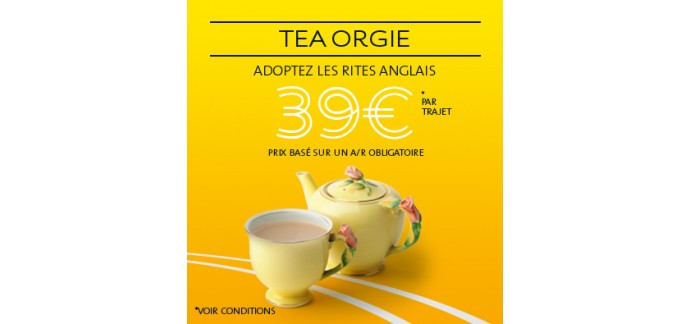 Eurostar: Tea Orgie: des billets pour Londres à partir de 39€