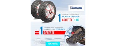 Allopneus: Des sur-chaussettes à 1€ pour l'achat de chaines de neige Michelin Easygrip