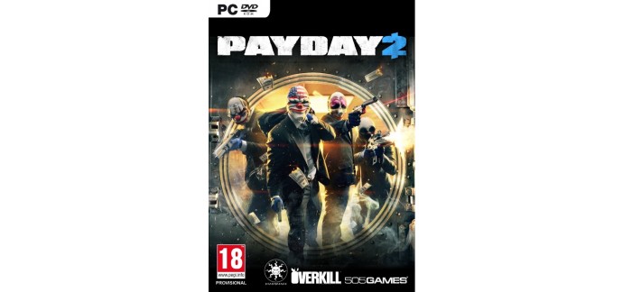 Steam: Jeu PC Payday 2 à 4,99€