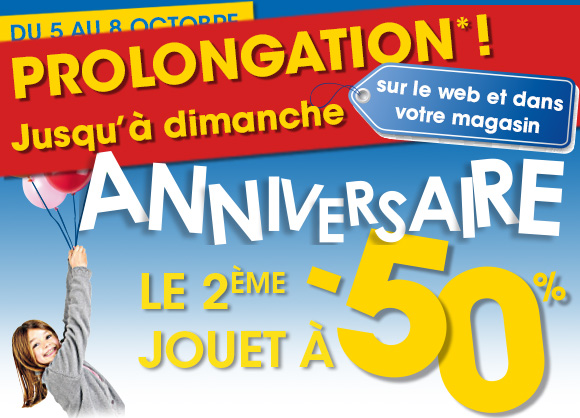 king jouet anniversaire