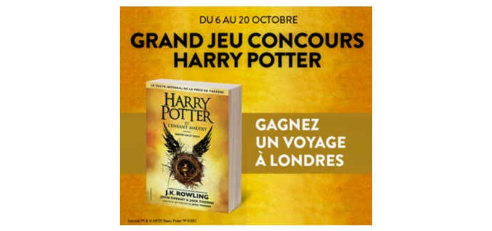 Cultura: 1 week-end à Londres sur les traces d'Harry Potter et des tomes à gagner