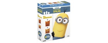 Amazon: Coffret Blu-ray 3 films Les Minions + Moi, Moche Et Méchant 1 et 2 à 17,99€