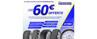 Allopneus: 30€ offerts pour l'achat de 2 pneus & 60€ pour 4 parmi une sélection Michelin