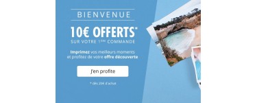 PhotoBox: 10€ offerts sur votre 1re commande dès 20€ d'achat